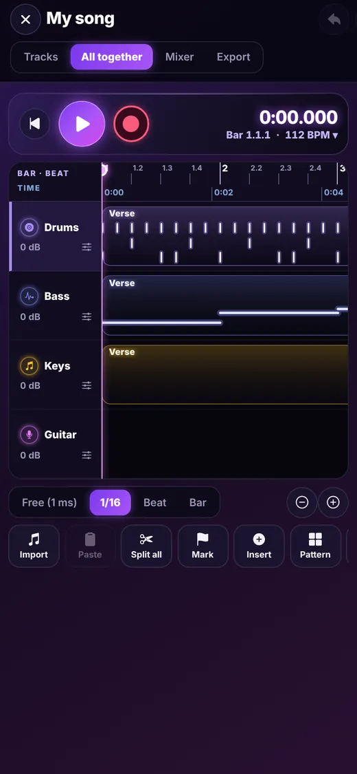 Beacon Reach Music Studio timeline